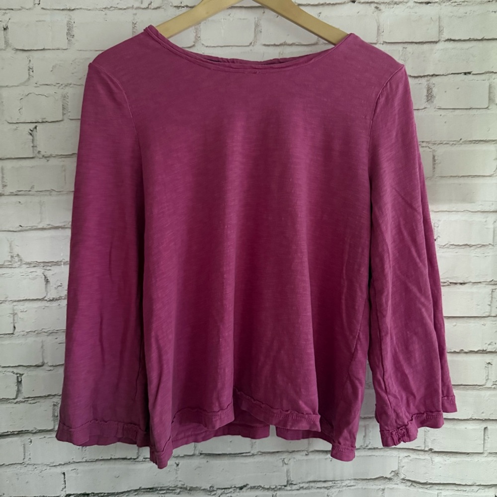 Pilcro Magenta Long Sleeve Top‎